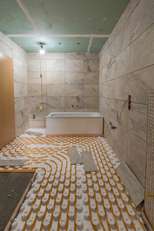 Heated Flooring in Bathroom